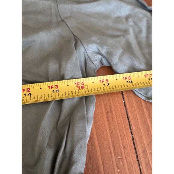 Francescas Alysa Olive Green Button Front Shirt Dress with Belt Size Small - Picture 7 of 10